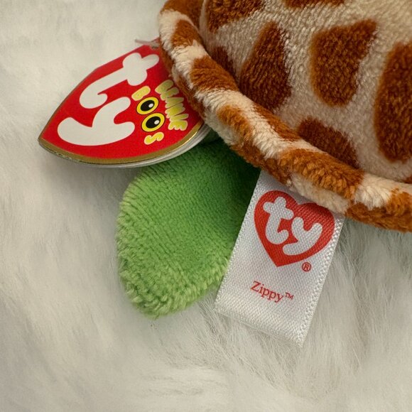 Zippy TY Beanie Boos Turtle 2013 Plush Stuffie (SKU: 242TO) - Picture 9 of 11
